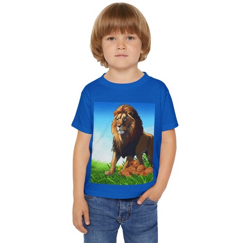 Lion and his babies Heavy Cotton™ Toddler T-shirt - Picture 4 of 21