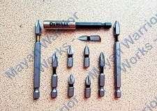 New DEWALT Tough Grip Impact Ready PH2 Bit set with a Magnetic Bit Tip Holder