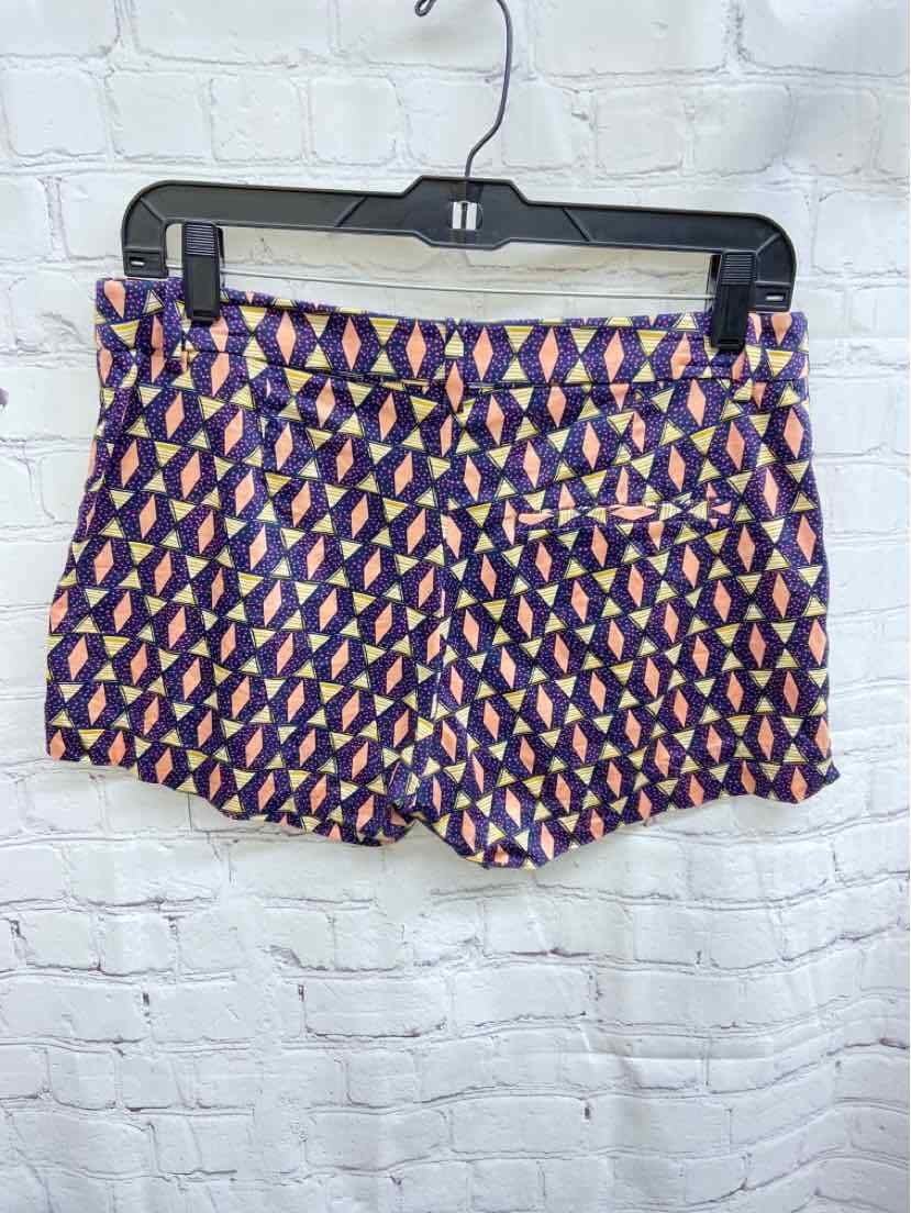 Hu0026M Size 8 Womens Purple Pink u0026 Yellow Cotton/Spandex Shorts geometric |  eBay