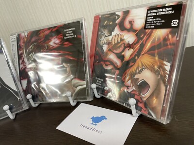 TV Animation BLEACH Original Soundtrack Vol.1-4 CDs Set of 4