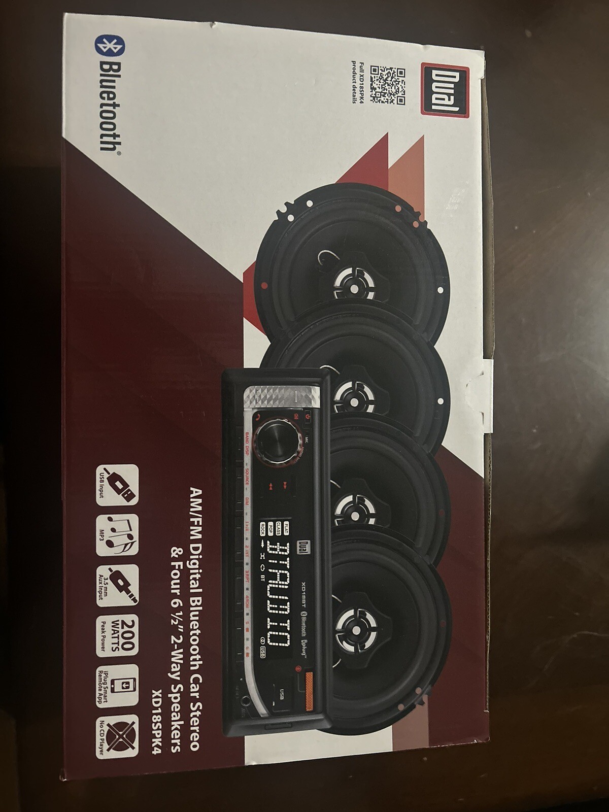 And 4- 6 1/2" 2 Way Speakers