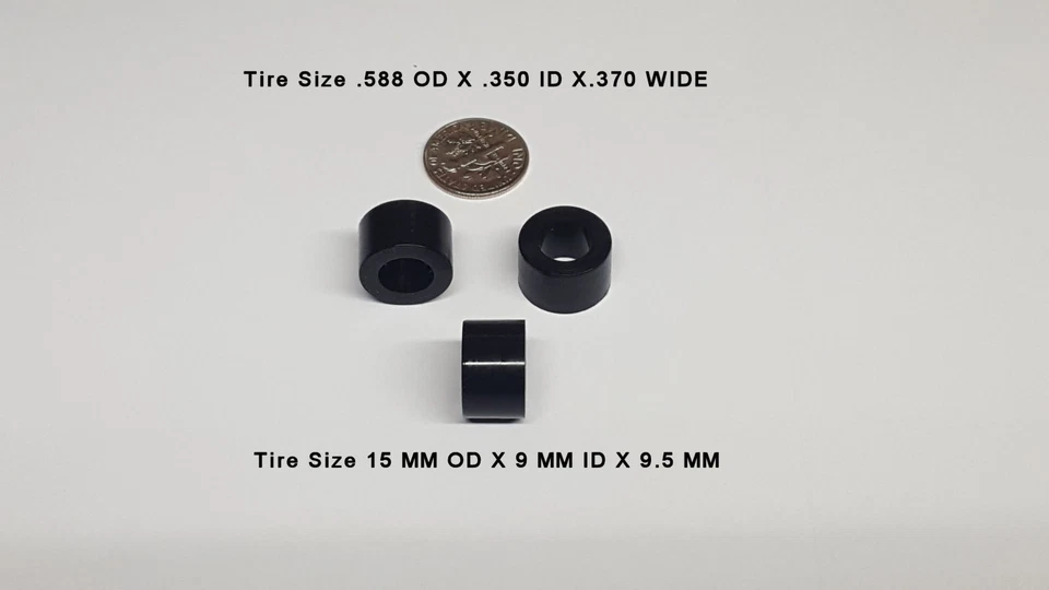 12 AFX Aurora 4 velocidades Specialty MT HO Slot Car neumáticos grandes de arrastre #8742 negro C2 firme Foto 2 de 2