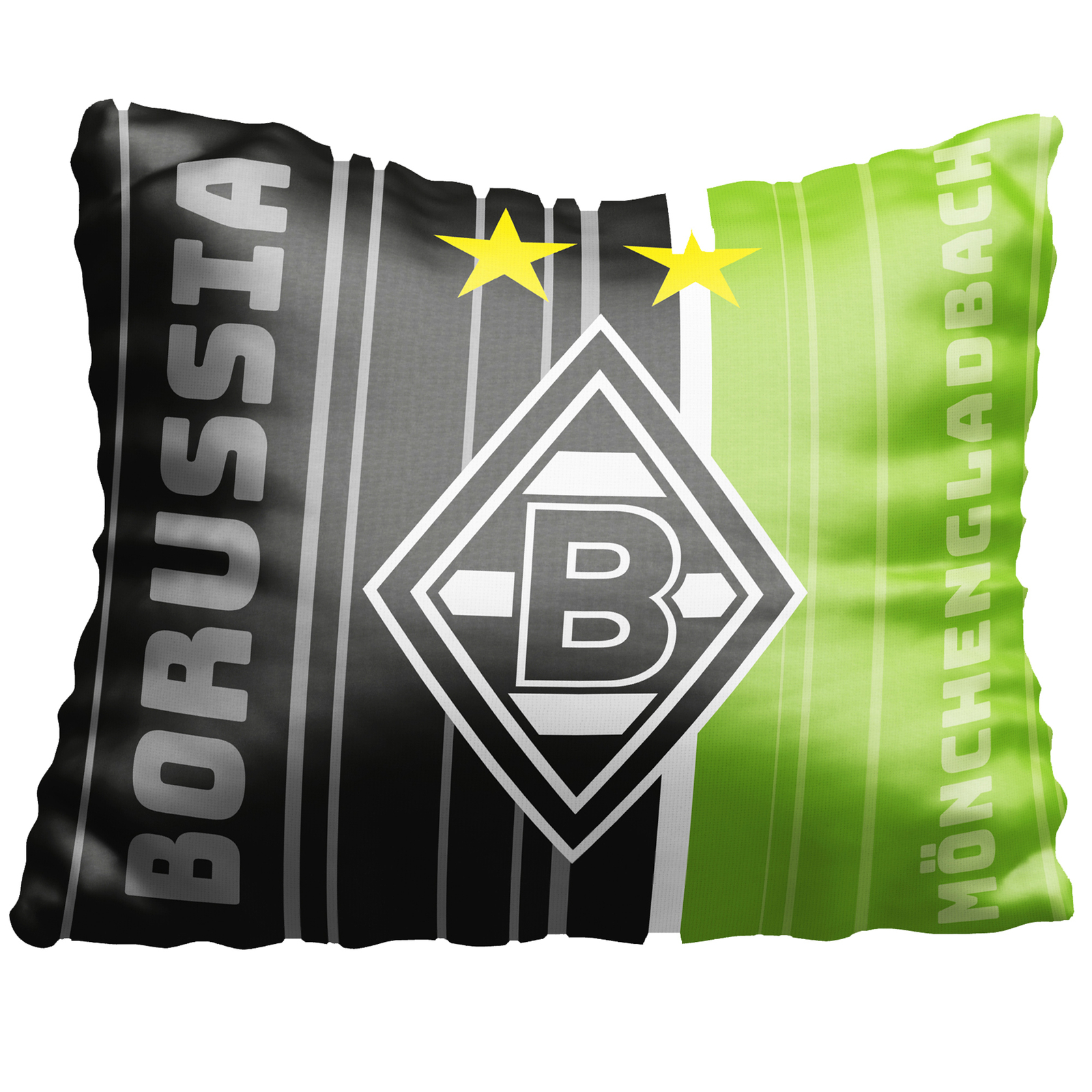 BERONAGE Borussia Mönchengladbach Bettwäsche – Wendebezug 135x200+80x80 Cm, Glow In The Dark