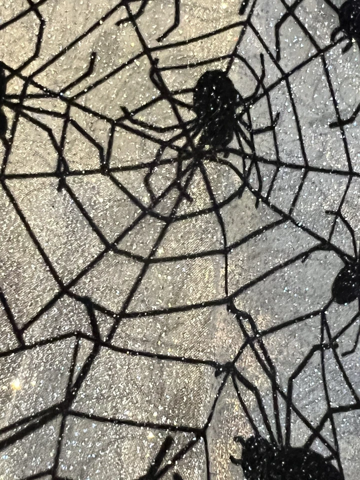 Tecido de rede de teia de aranha de tule malha renda costura faça você mesmo Halloween pano de bruxa sexy - Imagem 3 de 4