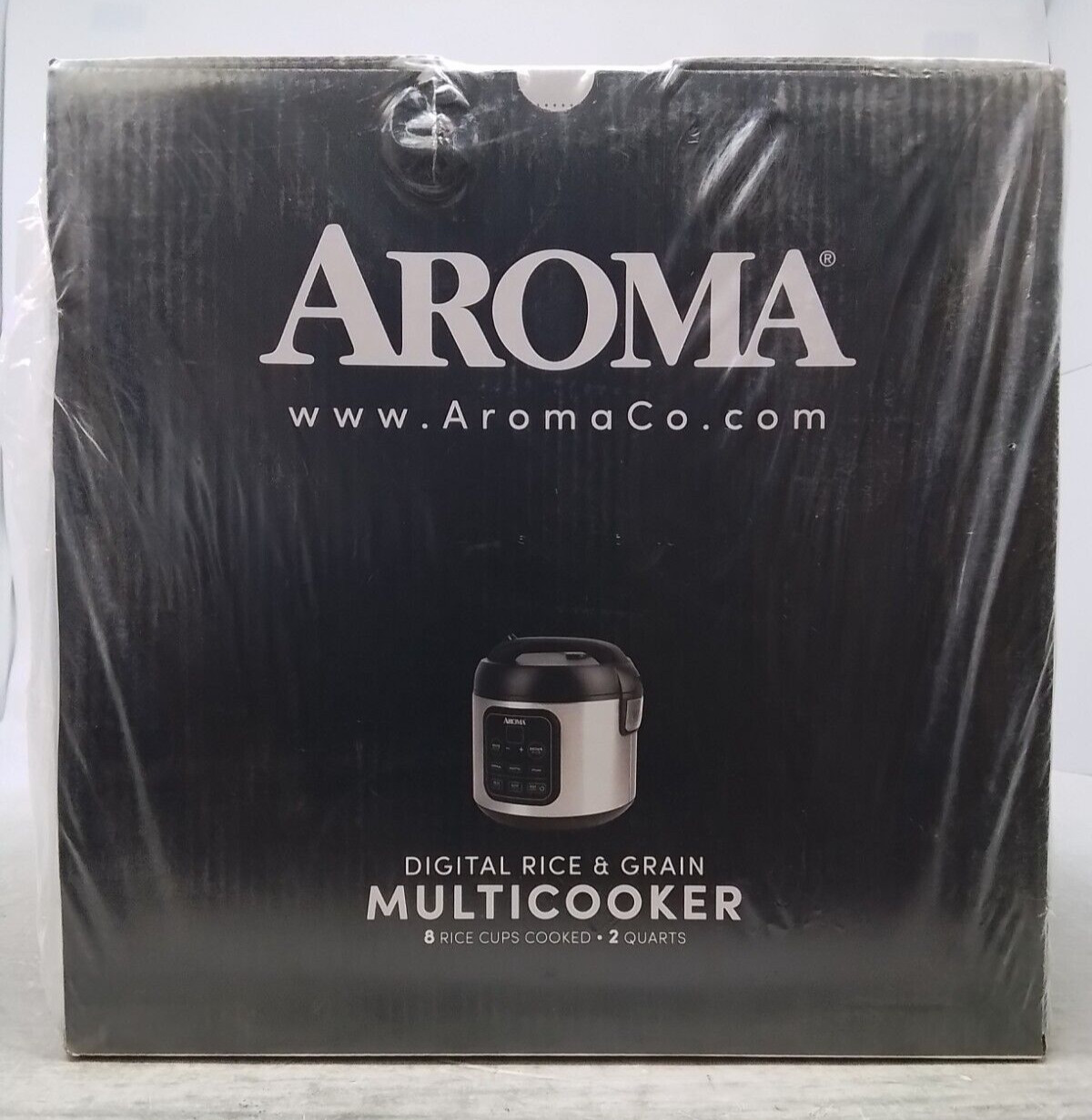 Aroma Housewares ARC994SB 8cups Programmable Black And Stainless Rice