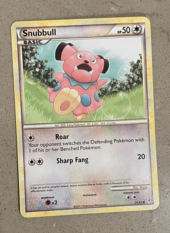 Snubbull 71/95 - Call of Legends - Common - Pokemon Card TCG