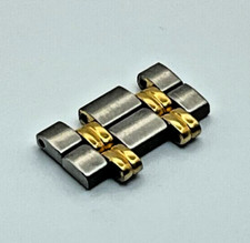 ORIGINAL 16MM GUCCI TWO-LINKS FOR 9000M WATCH BRACELET 1ST GENERATION TWO-TONE