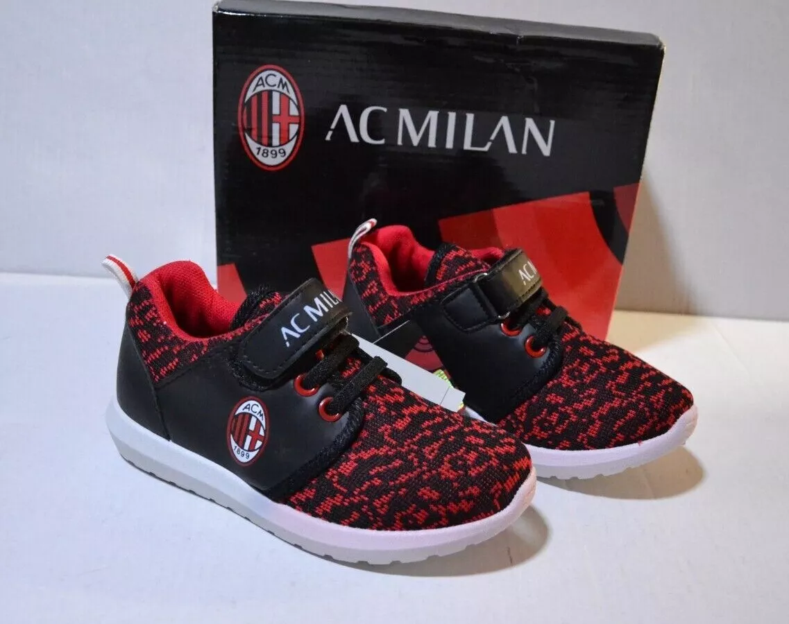 Scarpe Milan bambino/ calzature a strappo in tela comoda e leggera, estiva