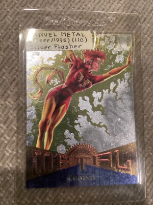 1995 Marvel Metal Silver Flasher Parallel Card Phoenix #110