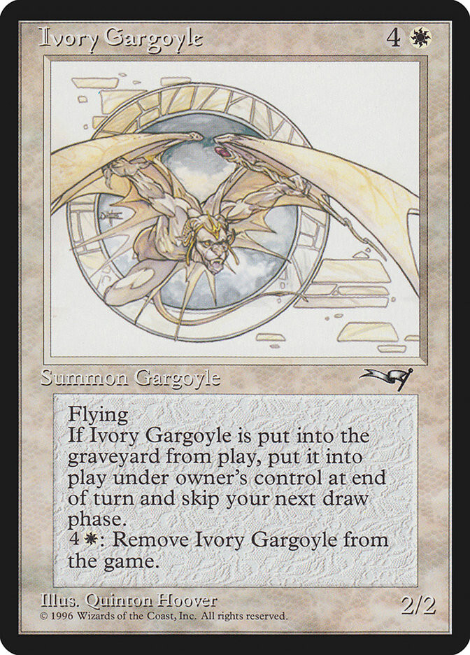 MTG Ivory Gargoyle  - Alliances #005