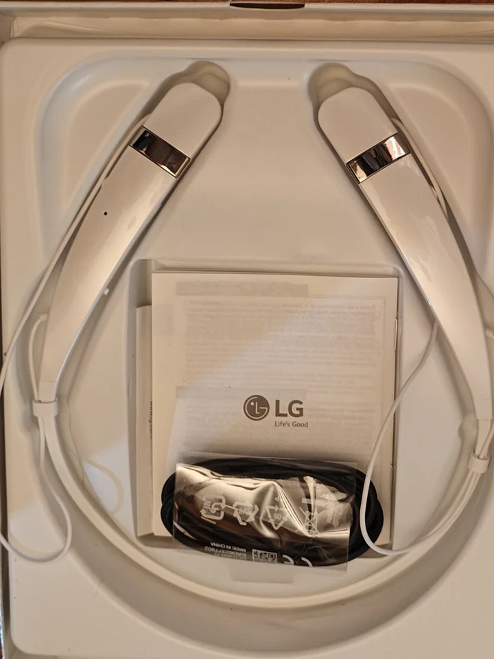 LG Tone Pro LBT760 Premium Wireless Stereo Headset In Original WHITE - Image 3 of 4