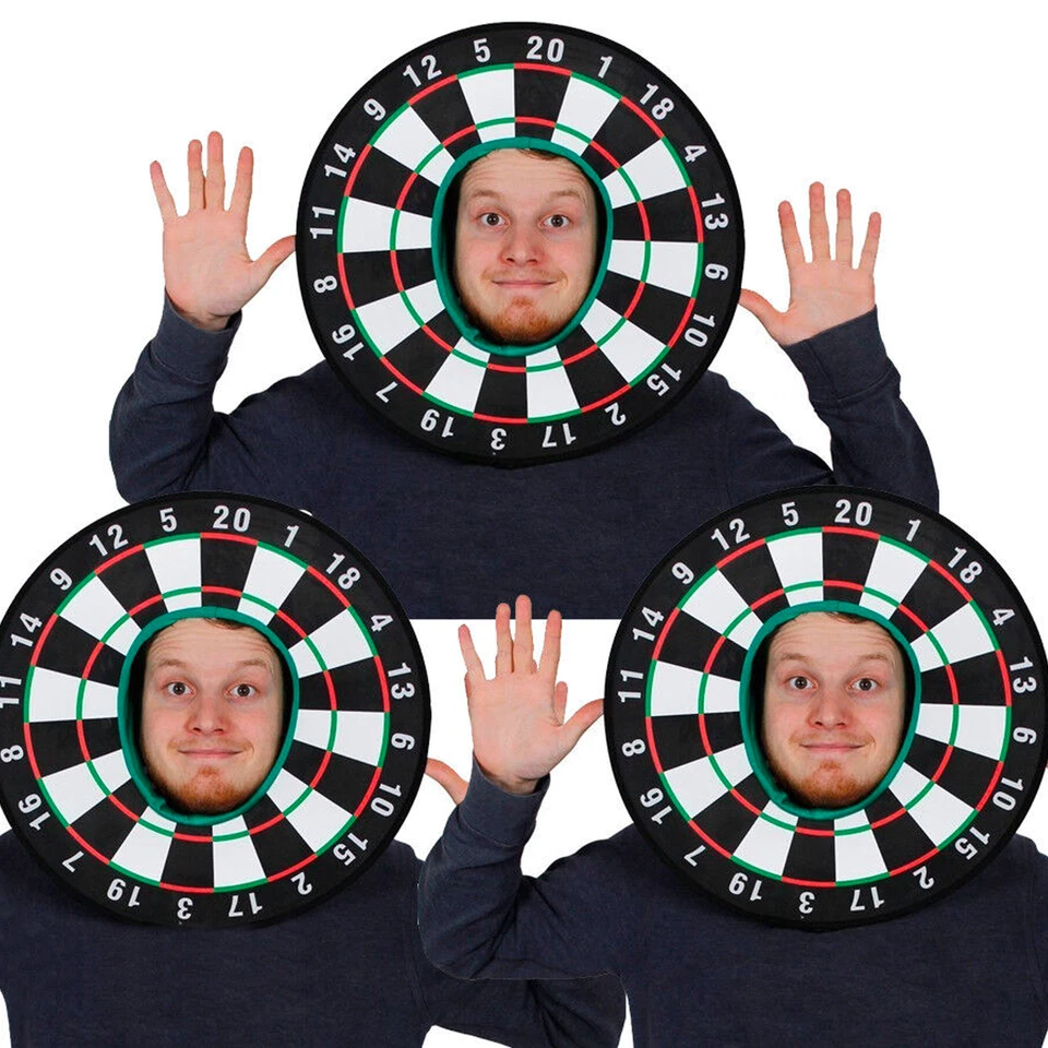 ILOVEFANCYDRESS PACKUNG DART BOARDHÜTE LUSTIGE NEUHEIT DARTS SCHICKES KLEID KOSTÜM STAG MÜTZE SET
