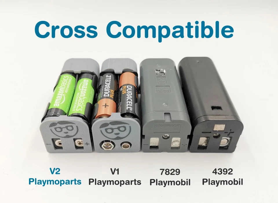 Playmobil 7829-B Battery Holder for RC Trains 4010 4011 4016 4017 4018 4019 4020 - Image 4 of 4