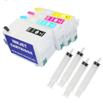 New For Epson WorkForce 7210 7710 7720 Refillable Ink Cartridges Printers USA