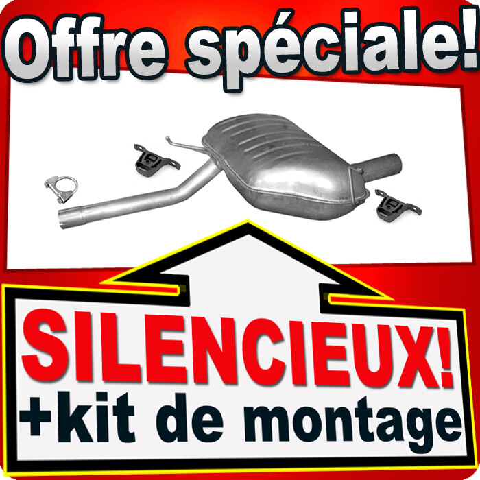 Silencieux arriere pour reparation echappement BMW E46 compact Ti 01-05