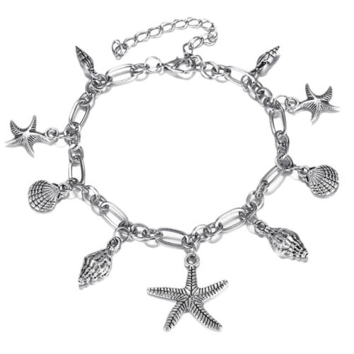 Varios Estilos Pulsera Tobillo Tobillo Cadena Pie Cuentas Corazón Mariposa Colorido - Imagen 163 de 239