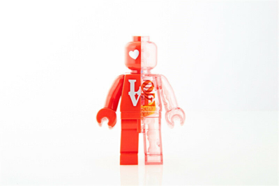 ブリックマン　BRICKMAN Jason freeny 4D Master Jason Freeny Dissected Love Brick Man 15PCS Designer Toy