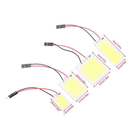 COB 18SMD 24SMD 36SMD 48SMD Car Interior Led Reading Bulb Trunk Festoon Light - Photo 4/15