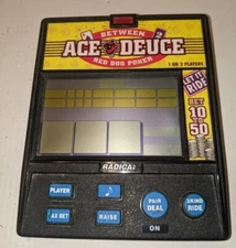 Between Ace Deuce Red Dog Poker by Radica Vintage Electronic Hand Held Game