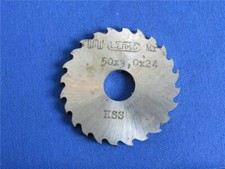 DDR Scheibenfr&auml;ser Werk&ouml; - HSS - 50 x 3,0 x 24 - Aufnahme &Oslash; 13 - Kreiss&auml;geblatt
