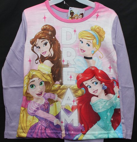 DISNEY PRINCESS Mädchen Schlafanzug/Prinzessin Schlafanzug in 3 Stilen zur Auswahl 4-10 Jahre - Bild 24 von 56