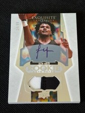 2021 UD Goodwin Champions Exquisite Jalen Green RC Patch Auto RAR-JG #14/99