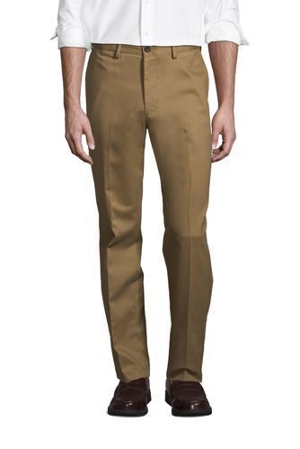 Lands' End Men's No Iron Twill Traditional Fit Flat Front Pants 426845 (AI) - Picture 10 of 10
