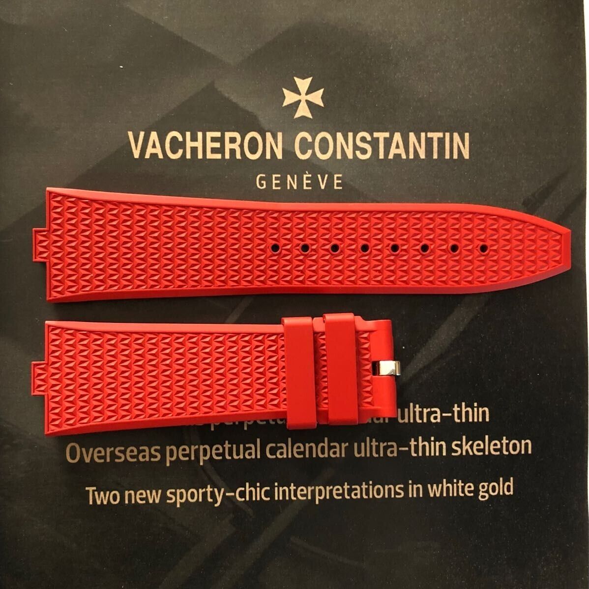 Brand Authentic Vacheron Constantin Overseas Rubber Strap Brand Authentic Vacheron Constantin Overseas Rubber Strap