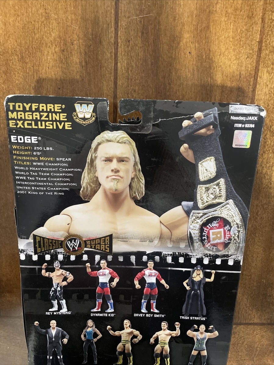 WWE WWF Jakks Classic SuperStars Edge Toyfare Exclusive 1 of WWE WWF Jakks Classic SuperStars Edge Toyfare Exclusive 1 of