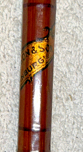 Split Cane Trout Fly Rod J DICKSON & SON of EDINBURGH 9’ 8” 3 Piece with Bag - Picture 9 of 19