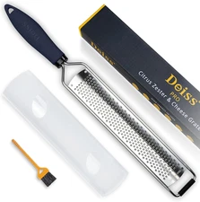 Deiss PRO Lemon Zester & Heavy Duty Cheese Grater & Vegetable Grater — Parmesan