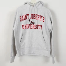 Vintage Saint St Joseph's University Hawks Reverse Weave Champion Hoodie Small