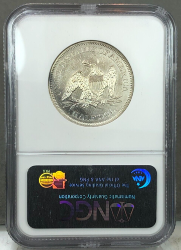 1861 USA & 1861-O CSA Seated Half Dollar ~ SS Republic Set NGC Shipwreck Effect - Bild 6 von 14