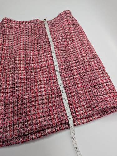 White House Black Market Tweed Career Pencil Skirt Zipper Pocket Women's Size 10 - Picture 5 of 11