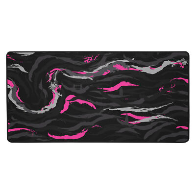 Aqua Brush Dark Pink Mousepad 16x32
