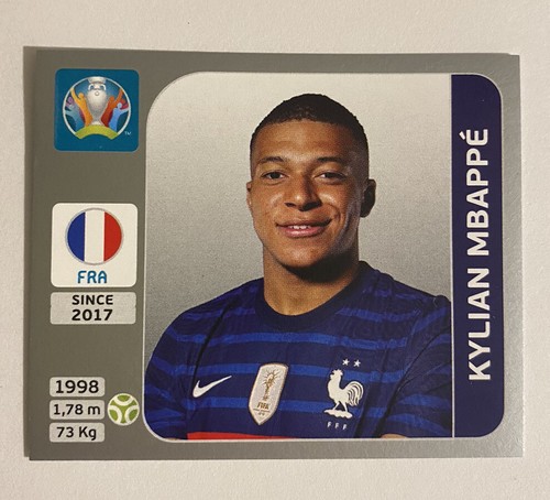 PANINI EURO 2020 PEARL EDITION KYLIAN MBAPPE N. 591 FRANCIA MINT DA EDICOLA