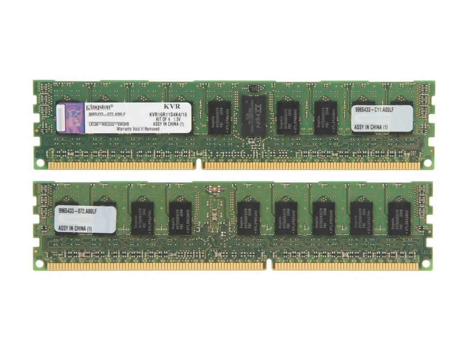 KVR16R11S4K4/16 - Kingston Technology 16GB Kit (4 X 4GB) DDR3-1600MHz PC3-12800 - Image 2 of 4