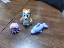 bluey action figures toy bingo with greydancer dolphin and octopus