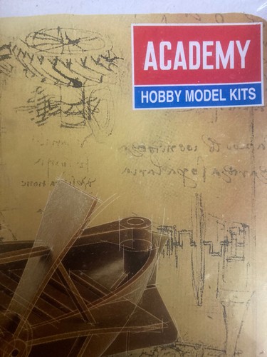 Academy Model Kit #18130 Da Vinci Paddleboat New Mechanical spring - Picture 7 of 12