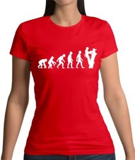 Evolution of Man Tree Surgeon - Womens T-Shirt - Cutter Lumberjack Trees Cut