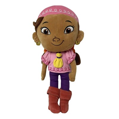 Disney Store Jake & the Neverland Pirates Izzy Plush Doll Soft Toy 11'' Show