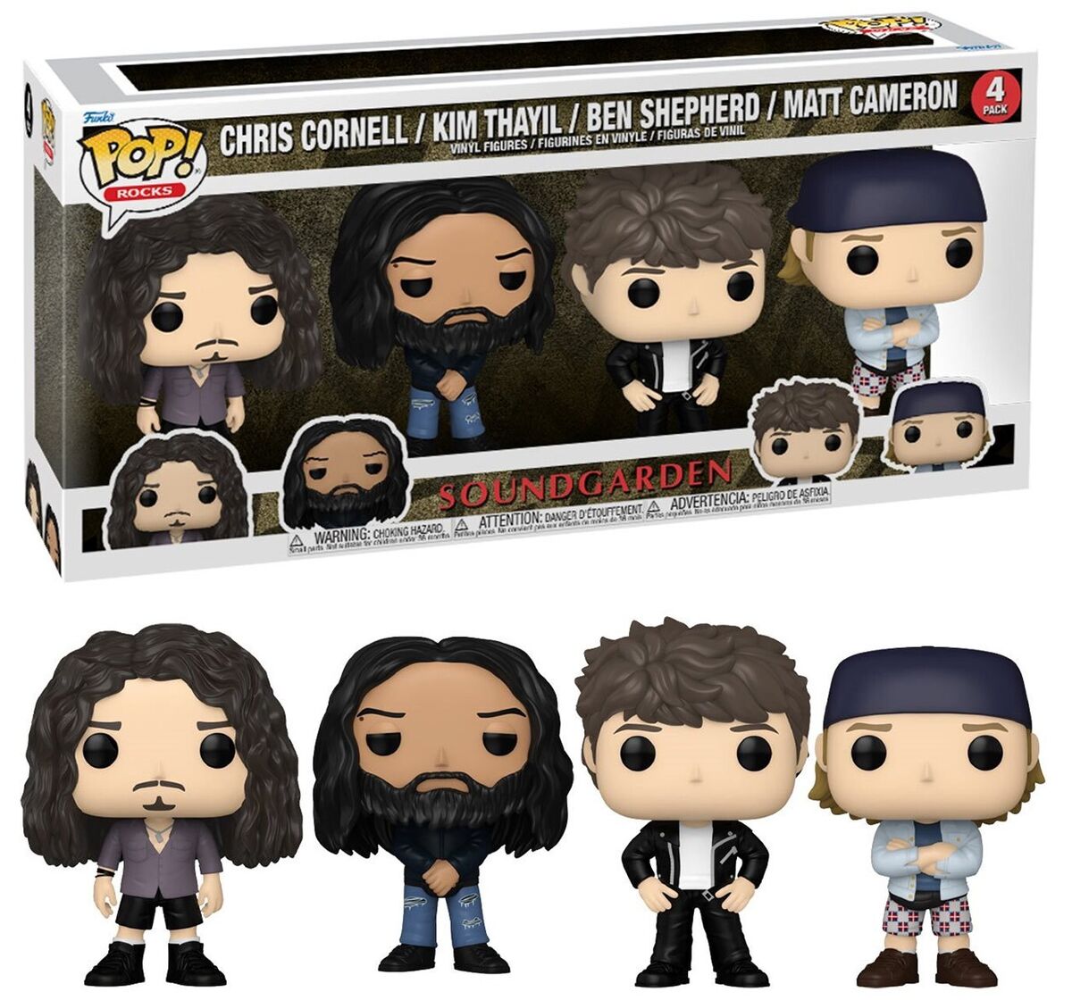 【爆売りセール開催中!】 4-pack Figure Vinyl Pop Funko Soundgarden eBay | 芸能人、タレント