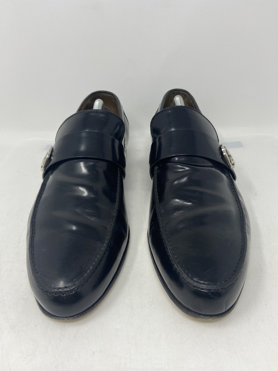 GUCCI Men's Loafer Shoes Made in Italy 233506 GG Logo Men's