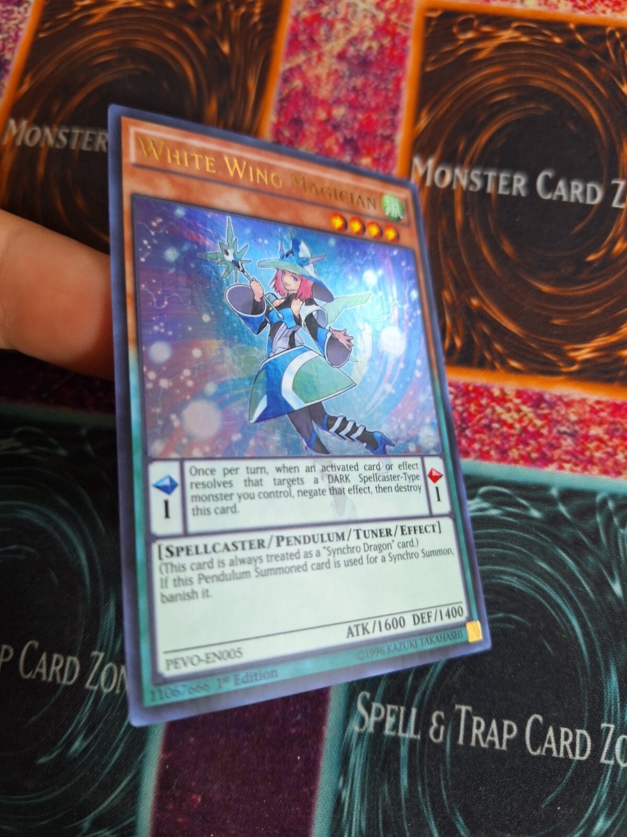 Yu-Gi-Oh! White Wing Magician Pendulum Evolution PEVO-EN005 Ultra Rare 1st  Ed NM