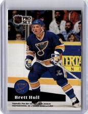 1991-92 Pro Set Hockey Card Brett Hull A St. Louis Blues #326