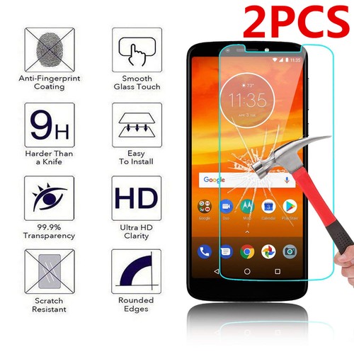 Paquete de 2 de pantalla de vidrio templado para Motorola Moto G5 G7 Play Z2 Z3 Z4 | eBay