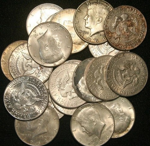 1964 Kennedy Half Dollar Full Roll - 20 Coins 90% Silver Choose How Many Rolls! - Picture 4 of 4
