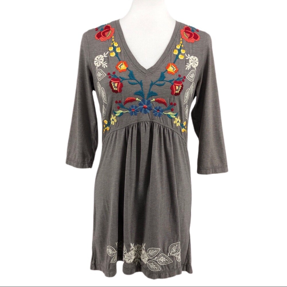 V-neck Tunic Dress 