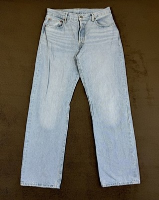 Levi's 501 90s Jeans Regular Straight Herren W28 L30 Blau Denim Premium Hose