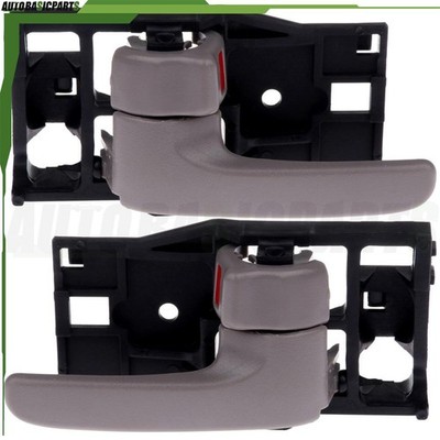 For Toyota Tundra 2004-2006 2 pcs Left Right Side Gray Interior Door Handles